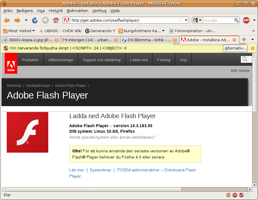 do you need to install flash twice for safari and firefox on mac